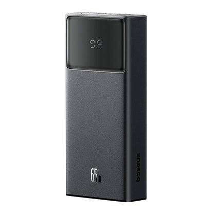 Baseus Star Lord External Battery, 20000mAh, 65W, QC + PD, 1 x USB-C - 2 x USB-A, Black P10022906113-00