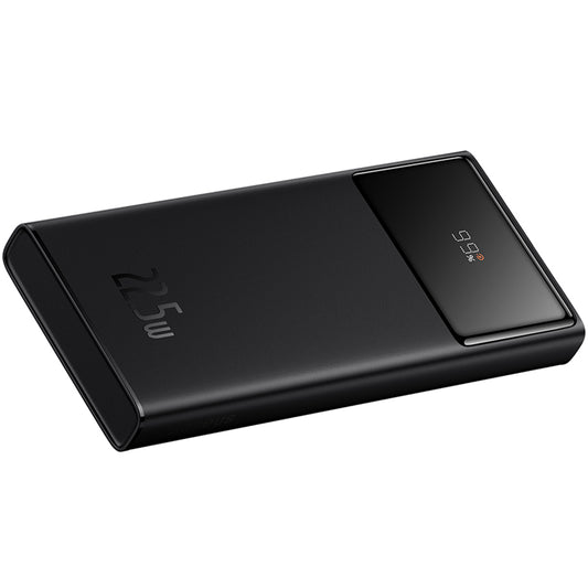 Baseus Star Lord externe batterij, 10000mAh, 22.5W, QC + PD, 1 x USB-C - 2 x USB-A, Zwart PPXJ100001