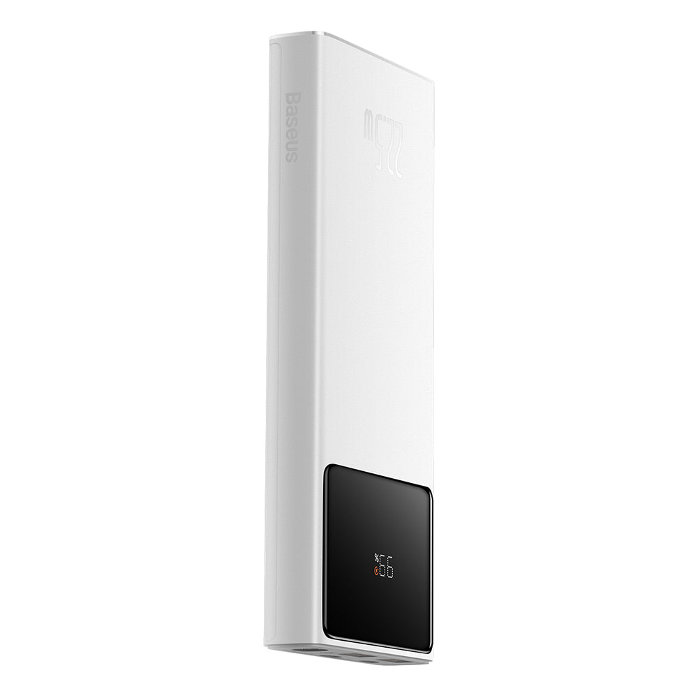 Externe Batterij Baseus Star Lord, 10000mAh, 22.5W, QC + PD, 1 x USB-C - 2 x USB-A, Wit PPXJ100002