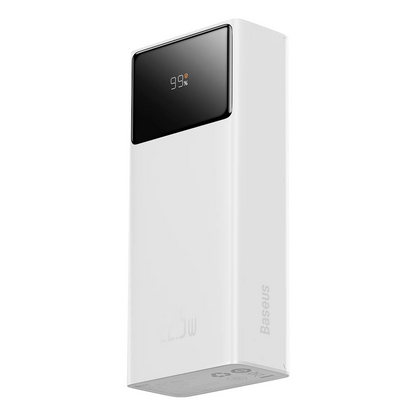 Externe batterij Baseus Star Lord, 30000mAh, 22.5W, QC + PD, 1 x USB-C - 2 x USB-A, Wit PPXJ080102
