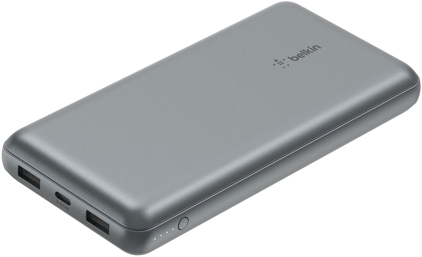 Externe batterij Belkin BoostCharge Pro, 20000mAh, 15W, 1 x USB-C - 2 x USB-A, Grijs BPB012btGY