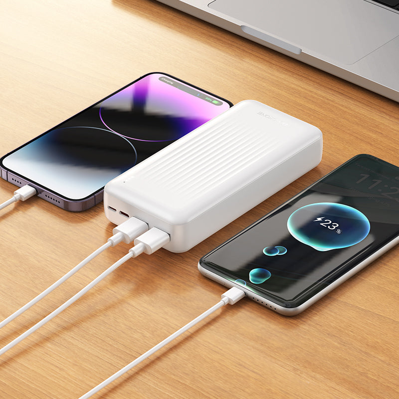 Externe Batterij Borofone BJ78A Clever, 20000mAh, 10W, 2 x USB-A, Zwart