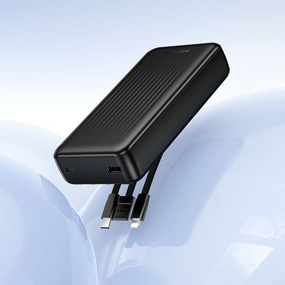 Externe Batterij Borofone BJ79 Clever, 20000mAh, 10W, 1 x Lightning - 1 x USB-A - 1 x USB-C, Zwart