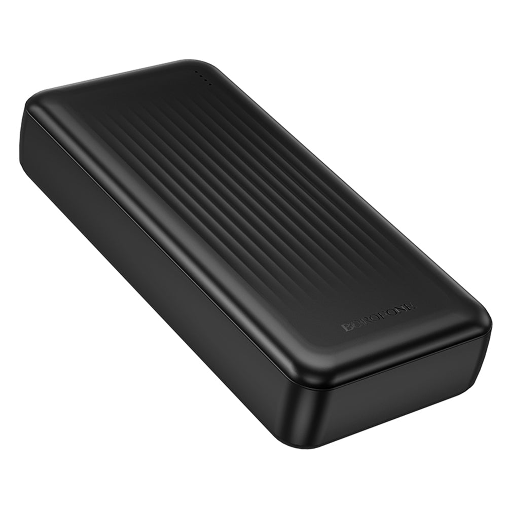 Externe Batterij Borofone BJ80A Clever, 20000mAh, 22.5W, QC + PD, 1 x USB-C - 2 x USB-A, Zwart