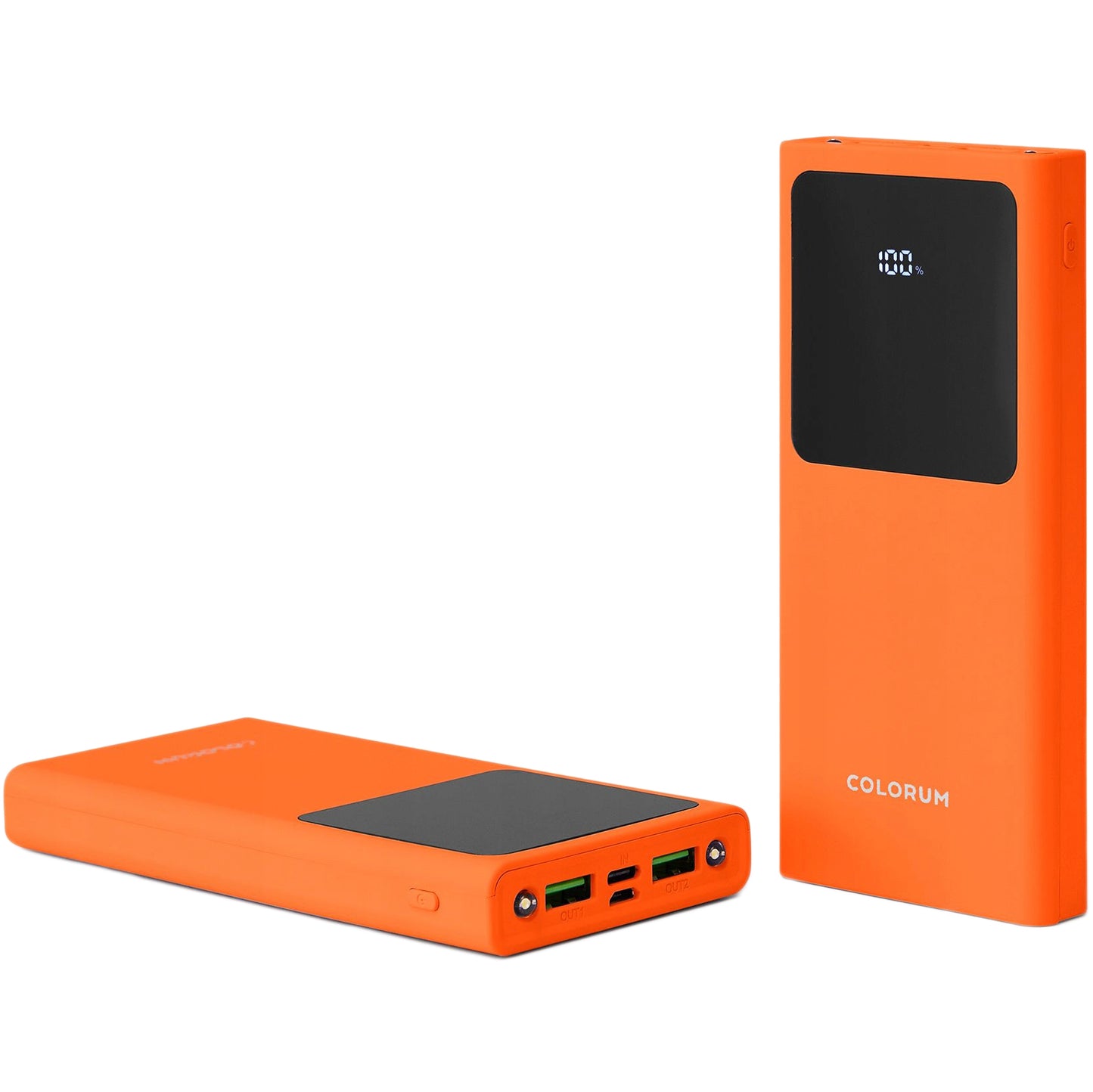 Externe Batterij Colorum CPB10-02, 10000mAh, 10W, 2 x USB-A, Oranje 