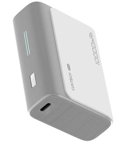 Externe batterij Cuktech CP13, 10000mAh, 30W, QC + PD, 1 x USB-A - 1 x USB-C, Grijs