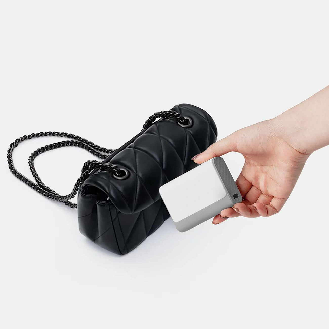 Externe batterij Cuktech CP13, 10000mAh, 30W, QC + PD, 1 x USB-A - 1 x USB-C, Grijs