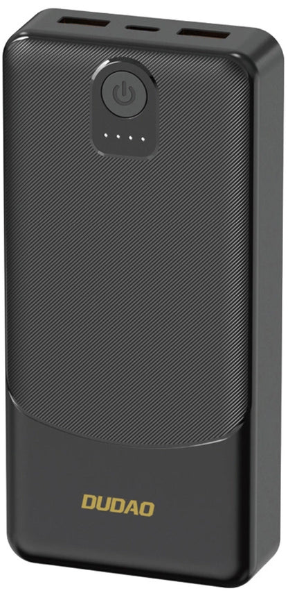 Externe Batterij Dudao K10, 10000mAh, 12W, 2 x USB-A, Zwart