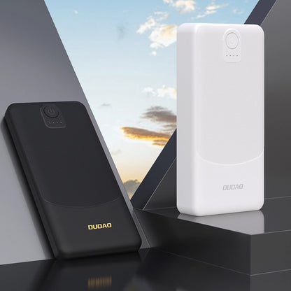 Externe Batterij Dudao K10, 10000mAh, 12W, 2 x USB-A, Zwart