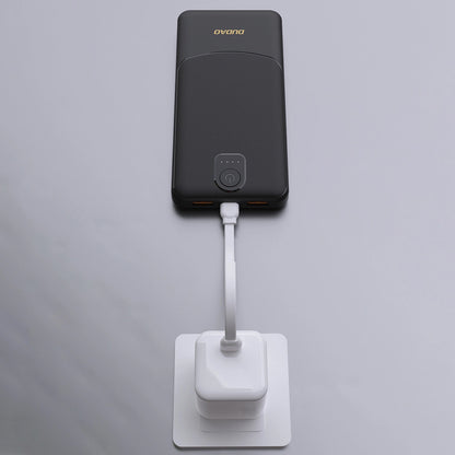 Externe Batterij Dudao K10, 10000mAh, 12W, 2 x USB-A, Zwart