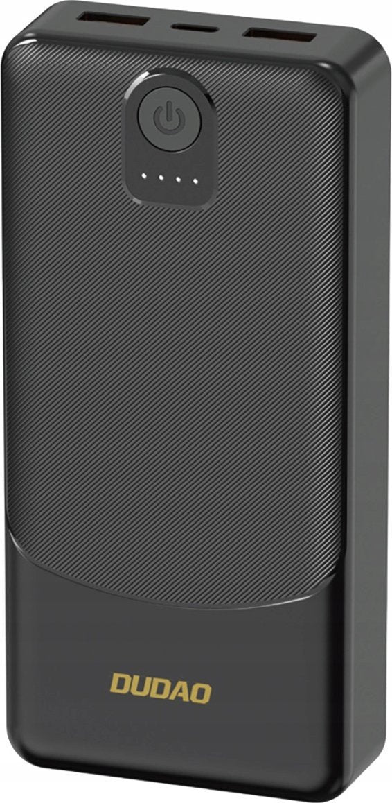 Externe Batterij Dudao K10Pro, 20000mAh, 12W, 2 x USB-A, Zwart