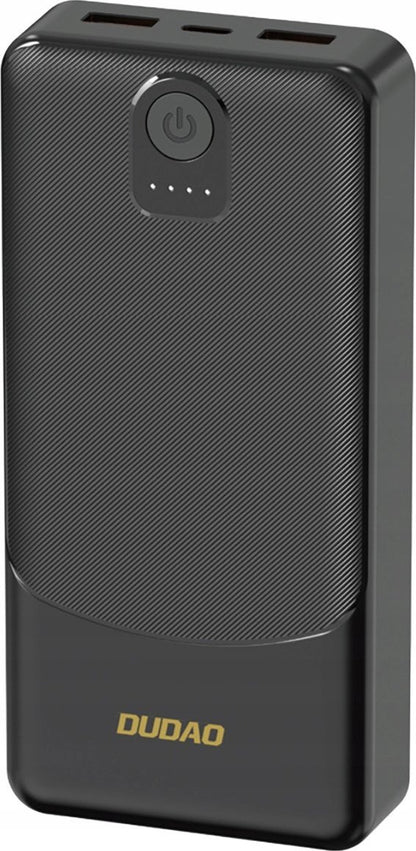 Externe Batterij Dudao K10Pro, 20000mAh, 12W, 2 x USB-A, Zwart