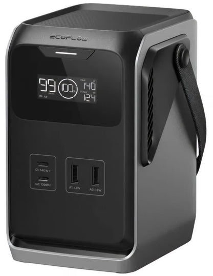 EcoFlow Trail 200 Externe Batterij, 60000mAh, 220W, PD, 2 x USB-A - 2 x USB-C, Zwart EF-TRAIL200-N