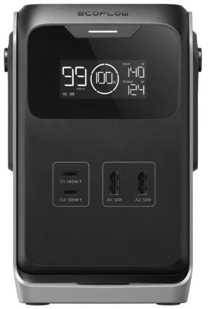 EcoFlow Trail 200 Externe Batterij, 60000mAh, 220W, PD, 2 x USB-A - 2 x USB-C, Zwart EF-TRAIL200-N