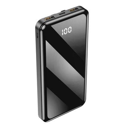 Externe Batterij Forever TB-411, 10000mAh, 10W, 1 x Lightning - 1 x microUSB - 1 x USB-C - 2 x USB-A, Zwart