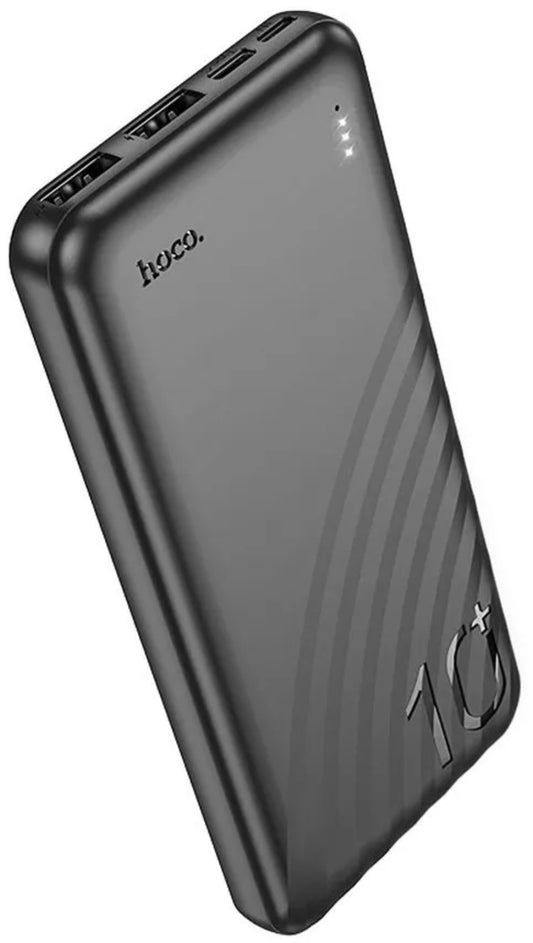 Externe Batterij HOCO J123, 10000mAh, 10W, 2 x USB-A, Zwart
