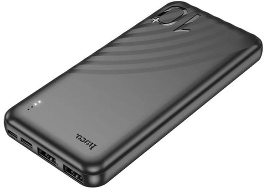 Externe Batterij HOCO J123, 10000mAh, 10W, 2 x USB-A, Zwart
