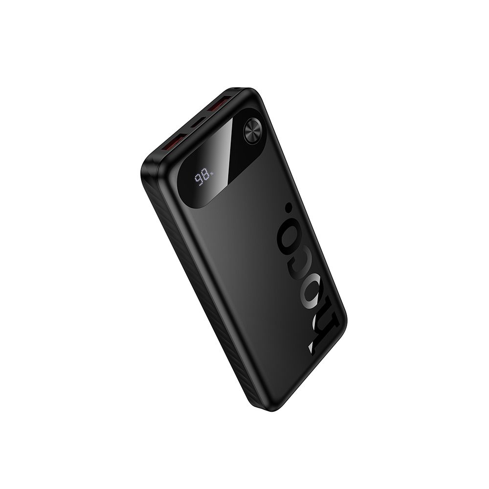 Externe batterij HOCO J154, 10000mAh, 22,5W, QC + PD, 1 x USB-C - 2 x USB-A, Zwart
