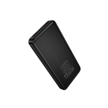 Externe batterij HOCO J154, 10000mAh, 22,5W, QC + PD, 1 x USB-C - 2 x USB-A, Zwart