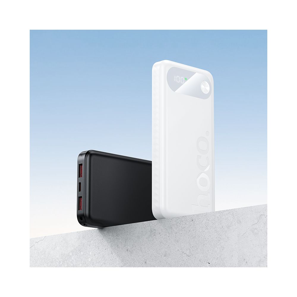 Externe batterij HOCO J154, 10000mAh, 22,5W, QC + PD, 1 x USB-C - 2 x USB-A, Zwart