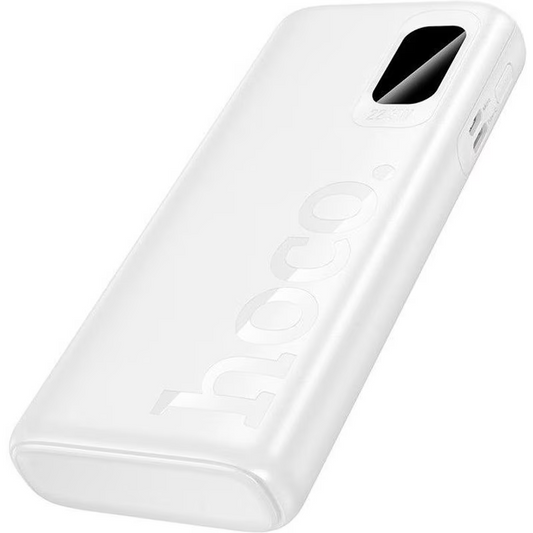 Externe batterij HOCO J158 Pro Runner, 10000mAh, 22.5W, QC + PD, 1 x USB-C - 2 x USB-A, Wit
