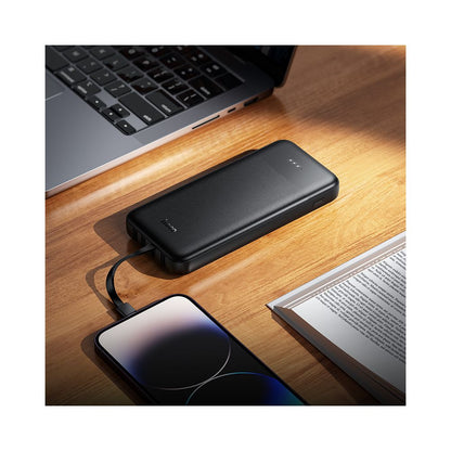 Externe batterij HOCO J163, 10000mAh, 10W, 1 x Lightning - 1 x microUSB - 2 x USB-A - 1 x USB-C, Zwart