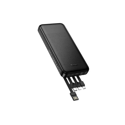 Externe batterij HOCO J163, 10000mAh, 10W, 1 x Lightning - 1 x microUSB - 2 x USB-A - 1 x USB-C, Zwart