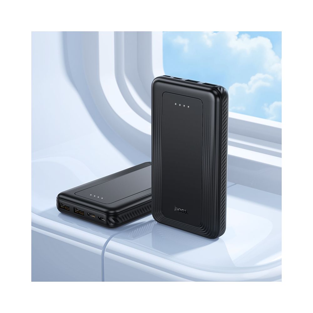 Externe batterij HOCO J165A, 10000mAh, 10W, 2 x USB-A, Zwart
