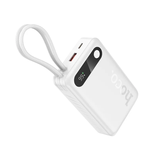 Externe batterij HOCO J171A, 20000mAh, 22,5W, QC + PD, 1 x Lightning - 1 x USB-A - 2 x USB-C, Wit