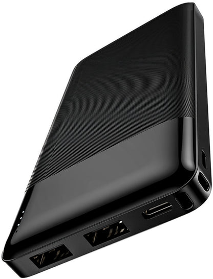 Externe batterij HOCO J72, 10000mAh, 10W, 2 x USB-A, Zwart