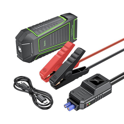 Externe batterij HOCO QS1 Car Jump Starter, 10000mAh, 12W, 2 x USB-A, Zwart