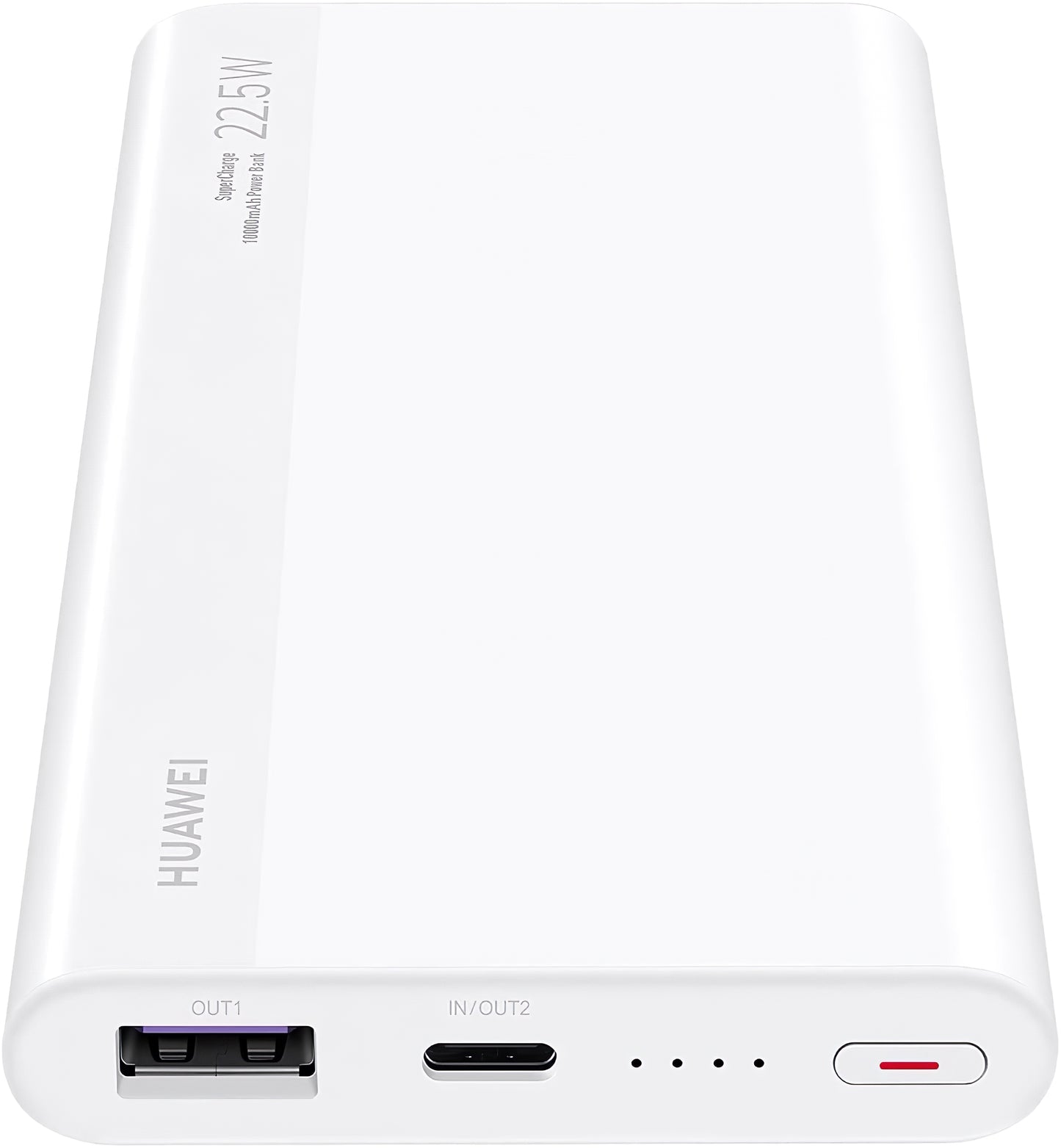 Huawei SuperCharge externe batterij, 10000mAh, 22.5W, QC + PD, 1 x USB-A - 1 x USB-C, Wit 55034445