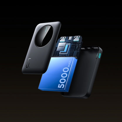 Externe Batterij Joyroom JR-PBF13, 5000mAh, 12W, 1 x USB-C - 2 x USB-A, Zwart