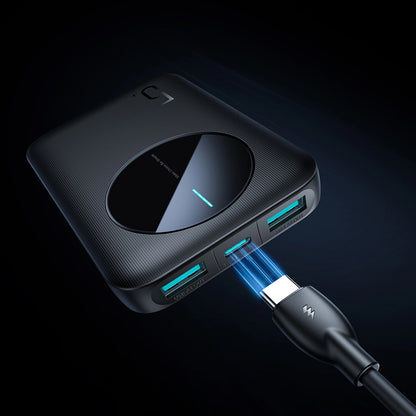 Externe Batterij Joyroom JR-PBF13, 5000mAh, 12W, 1 x USB-C - 2 x USB-A, Zwart