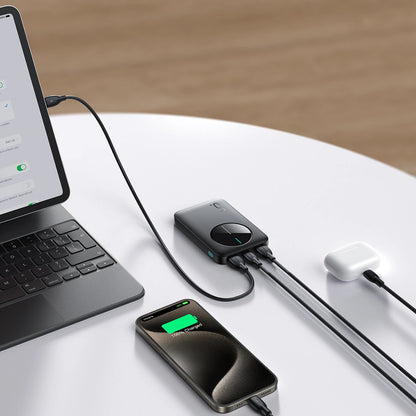 Externe Batterij Joyroom JR-PBF13, 5000mAh, 12W, 1 x USB-C - 2 x USB-A, Zwart