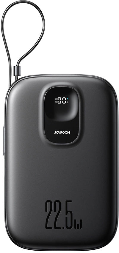 Externe Batterij Joyroom JR-PBF17, 10000mAh, 22.5W, QC + PD, 1 x USB-A - 2 x USB-C, Zwart