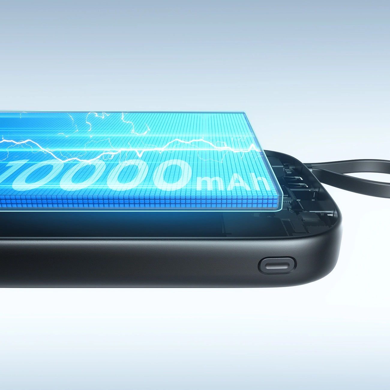 Externe Batterij Joyroom JR-PBF17, 10000mAh, 22.5W, QC + PD, 1 x USB-A - 2 x USB-C, Zwart