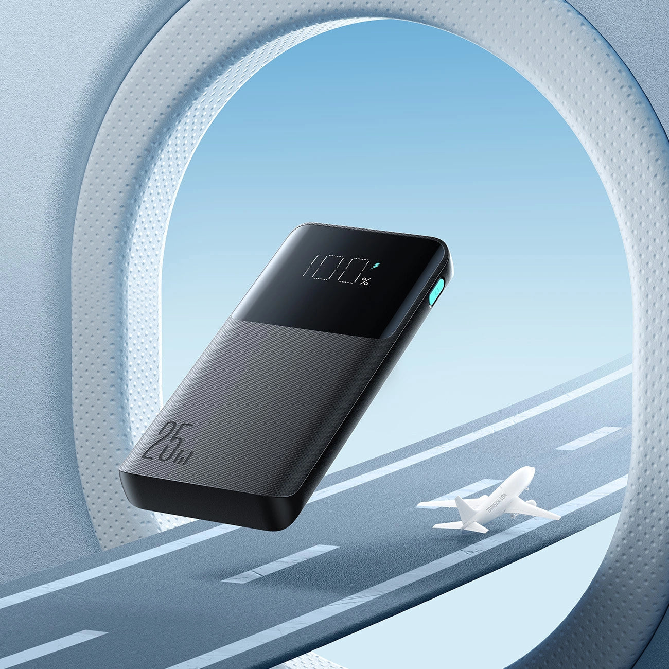 Externe Batterij Joyroom JR-PBF20, 10000mAh, 25W, QC + PD, 1 x USB-C - 2 x USB-A, Zwart