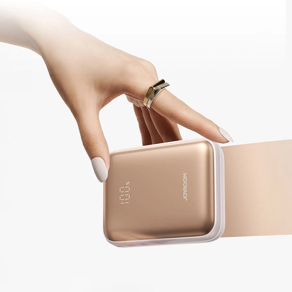 Externe Batterij Joyroom JR-PBF27, 10000mAh, 22.5W, PD, 1 x Lightning - 2 x USB-C, Goud