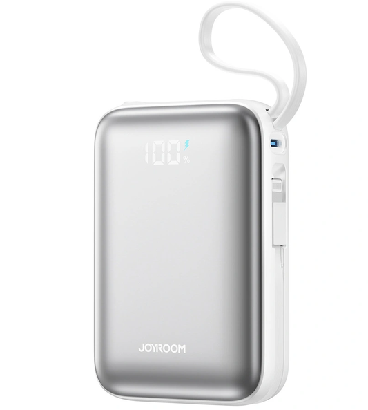 Externe Batterij Joyroom JR-PBF29, 20000mAh, 22.5W, QC + PD, 1 x Lightning - 2 x USB-C, Wit