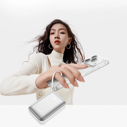 Externe Batterij Joyroom JR-PBF29, 20000mAh, 22.5W, QC + PD, 1 x Lightning - 2 x USB-C, Wit