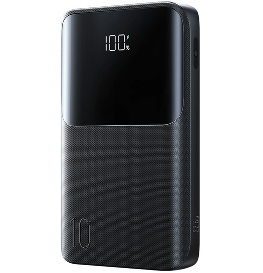 Externe Batterij Joyroom JR-QP191, 10000mAh, 22.5W, QC + PD, 1 x USB-A - 2 x USB-C, Zwart