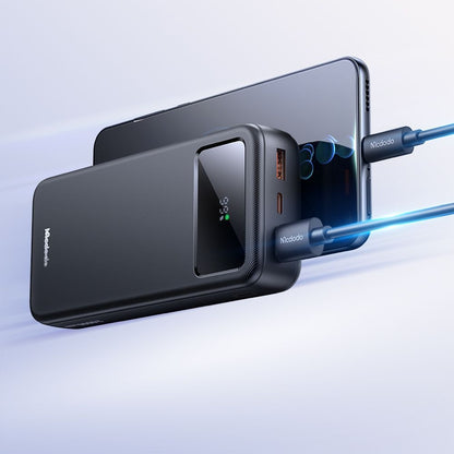 Externe Batterij McDodo MC-4230, 20000mAh, 22.5W, QC + PD, 2 x USB-A - 1 x USB-C, Zwart