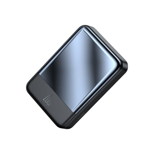 Draadloze Externe Batterij McDodo MC-4261 Ambilight, 10000mAh, 20W, PD + FQI, 1 x QI - 1 x USB-C, Zwart