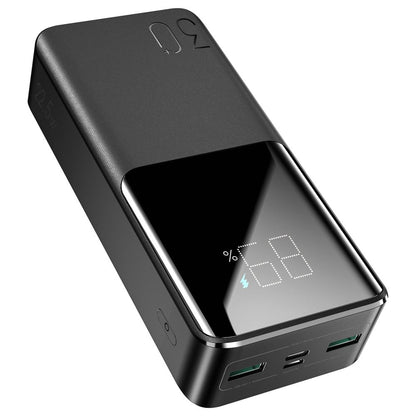 Externe batterij Joyroom JR-QP193, 30000mAh, 22.5W, QC + PD, 1 x USB-C - 2 x USB-A, Zwart