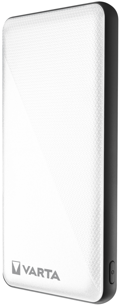 Varta Energy External Battery, 10000mAh, 15W, 2 x USB-A - 1 x USB-C, White