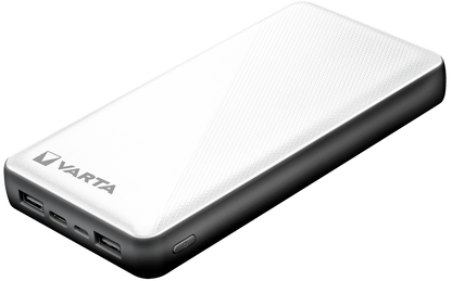 Varta Energy Externe Batterij, 20000mAh, 15W, 2 x USB-A - 1 x USB-C, Wit