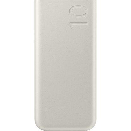 Samsung External Battery, 10000mAh, 25W, PD, 2 x USB-C, Beige, Resealed EB-P3400XUEGEU