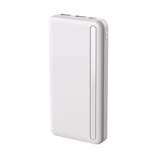 Externe Batterij Setty PB1-101, 10000mAh, 10W, 2 x USB-A, Wit