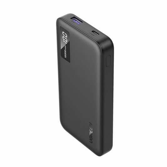 Externe Batterij UGREEN PB311, 10000mAh, 22.5W, QC + PD, 1 x USB-C - 2 x USB-A, Zwart